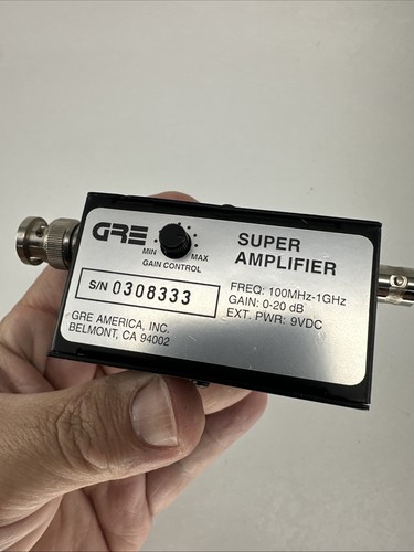 GRE SUPER AMPLIFIER POLICE SCANNER AMPLIFIER-FOR UNIDEN/RADIOSHACK/RELM/GRE. - Afbeelding 9 van 9