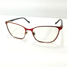 Women's Vera Bradley Lucinda Eyeglasses Frames Only Red Foxwood FXW 53-16-135