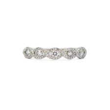 Platinum Pave Diamond Wedding Ring