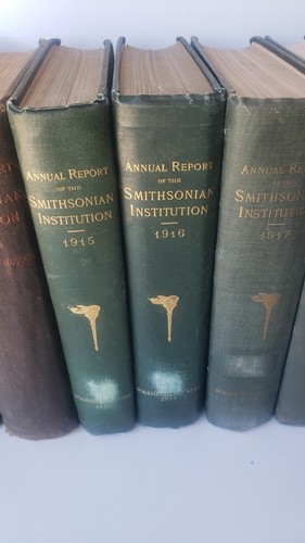 Annual Report of the Smithsonian Institute 1897, 1904,1915-1918,1922,1942, 1950 - Picture 3 of 19