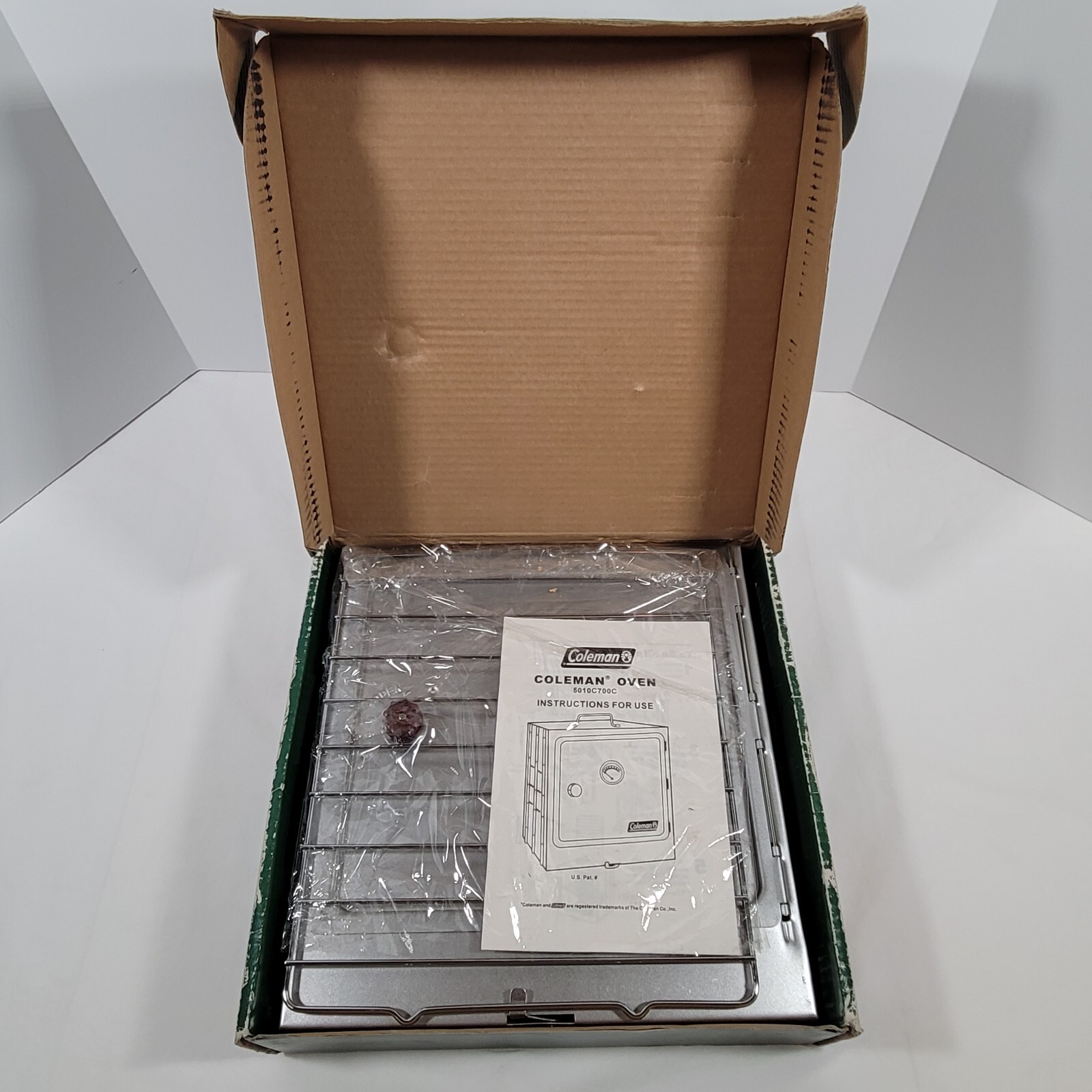 Coleman Camp Stove Oven 5010C700 NEW in Original Box, Manual & Wire