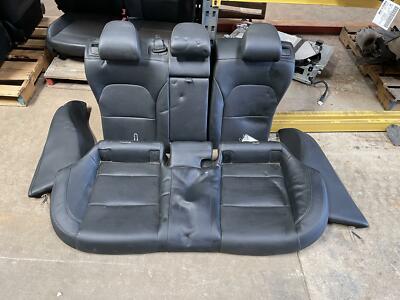 18-20 KIA STINGER REAR BLACK LEATHER SEAT SET LOWER UPPER CUSION SHOULDER BOLSTE