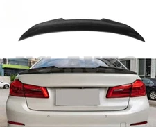 For 2017+ BMW G30 F90 Ture Carbon Fiber Tail Modification PSM Fixed Wing Spoiler