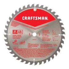 Craftsman General Purpose 10" 40T 5/8 Arbor Circular Saw Blade 