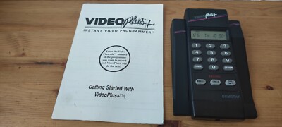 Gemstar VideoPlus+ Instant Video Programmer VIP- 186 Vintage 90 s - Powers On