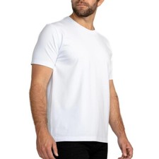 Ejis Men's Sweat Proof White T-Shirt