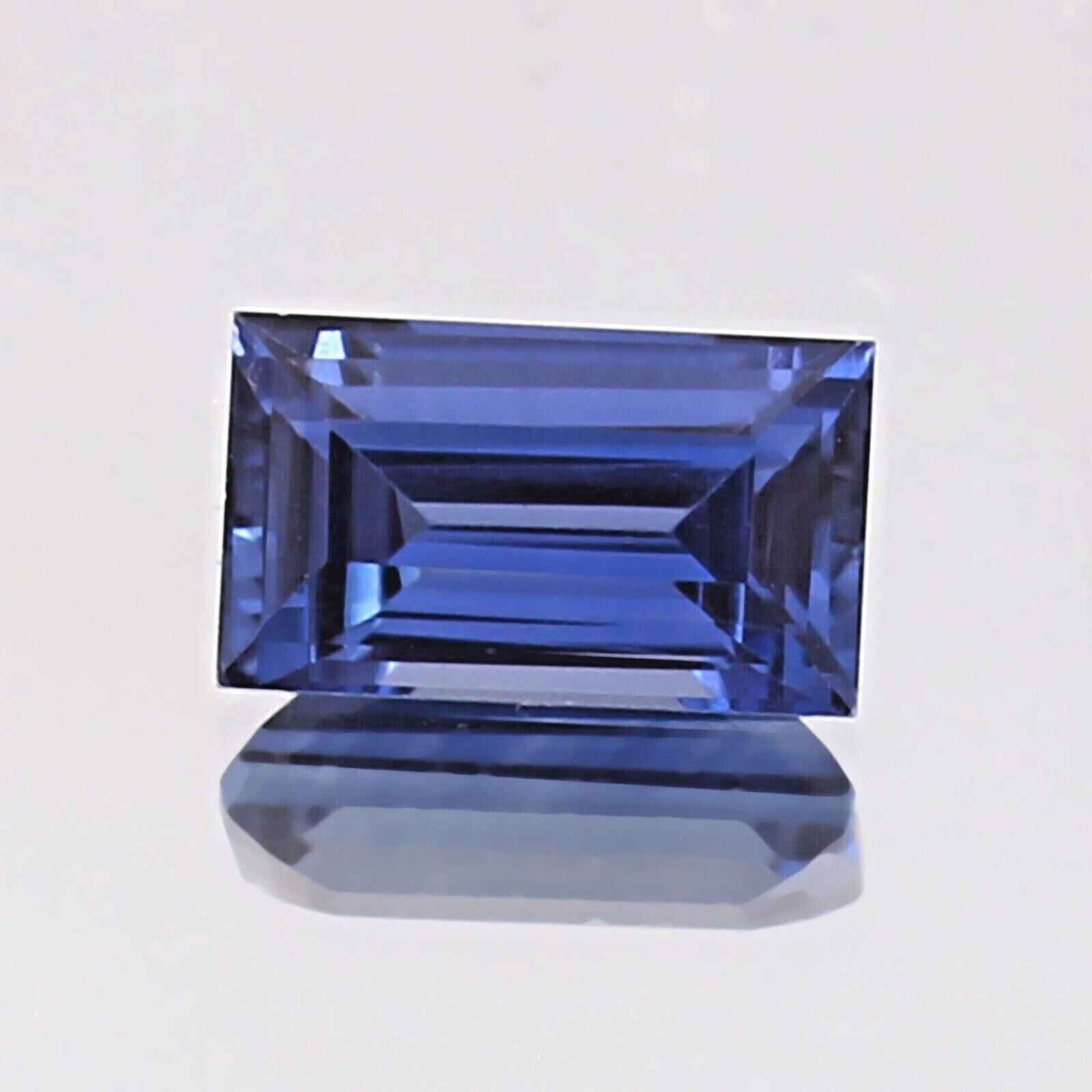 AAA 2.40 Ct Natural Flawless Ceylon Blue Sapphire Baguette Cut Loose Gemstone