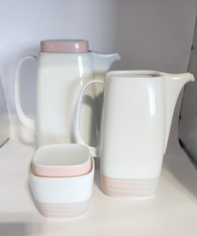 Rare, very nice vintage art deco Shirnding Bavaria coffee set