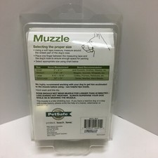 PetSafe Dog Muzzle Size L See Chart Black NEW/SEALED Instruction Guide Retrieve