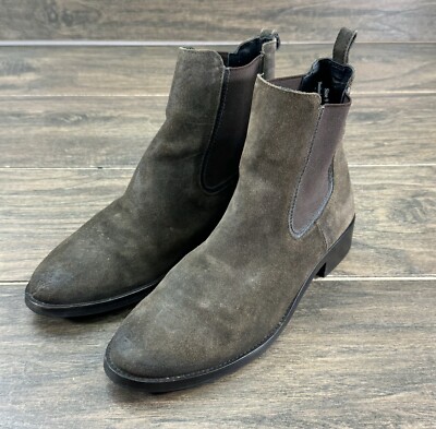 Thursday Boot Co Boots Womens US Dark Brown Suede Chelsea Casual Pull On  -READ - Main Image