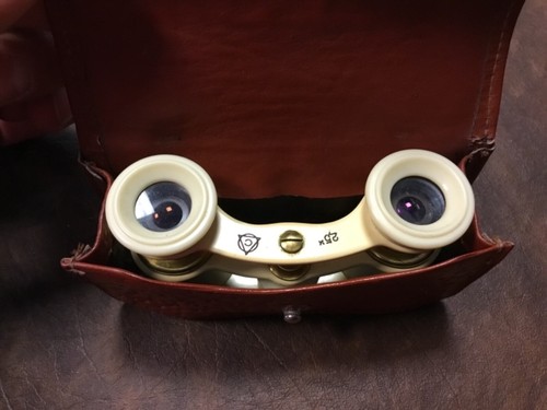 Opera Glasses Theater Binocular Magnification 2.5x LZOS 1950's VTG SOVIET RUSSIA - Picture 6 of 6