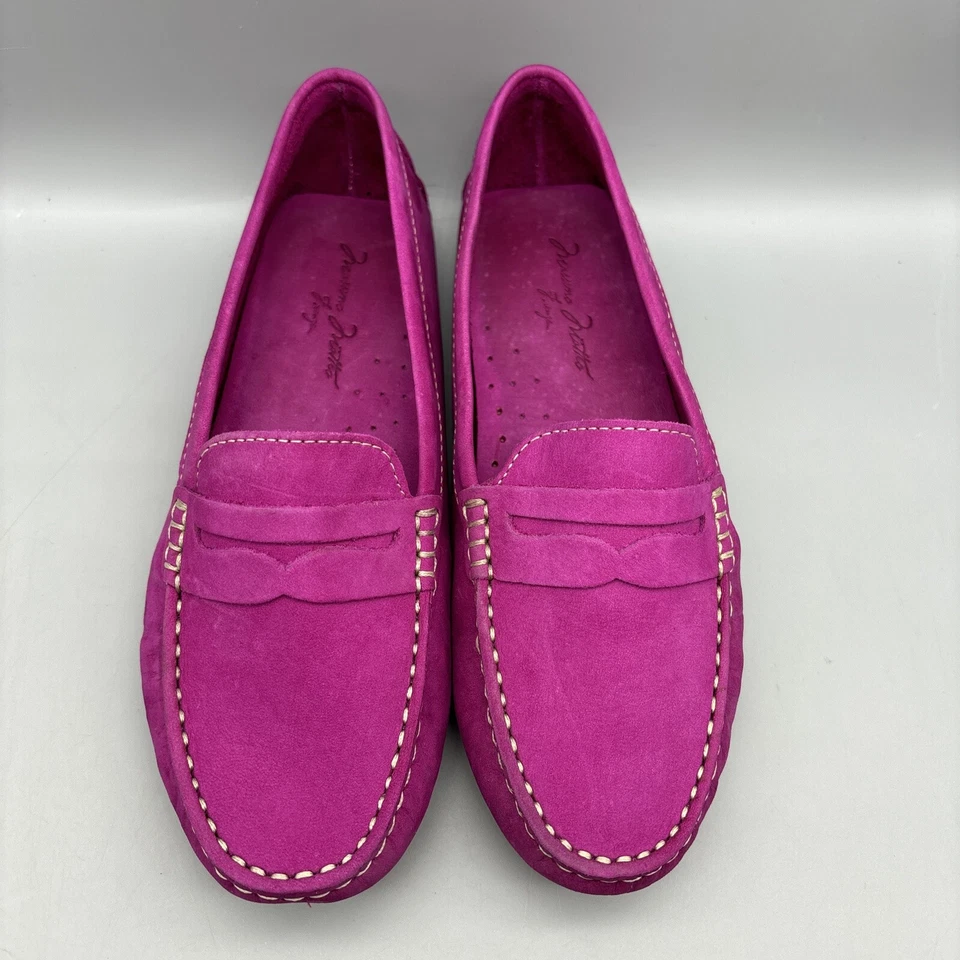 Мокасины женские Massimo Matteo Firenze Penny размер 6,5 B фиолетовая кожа - Изображение 3 из 4