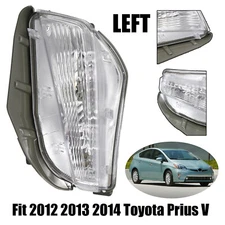 For 2012 2013 2014 Toyota Prius V Turn Signal Fog Light Halogen Assembly Left