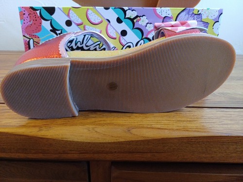 Irregular Choice Sandalias Rojo Picnic Día Euro Talla 41 Nuevas - Imagen 8 de 9