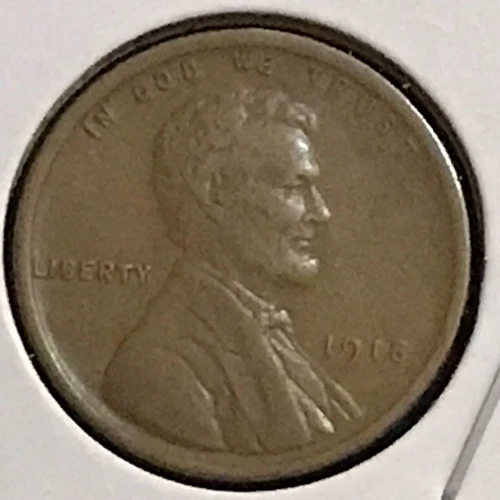 U.S. Lincoln Cent Prem XF 1918