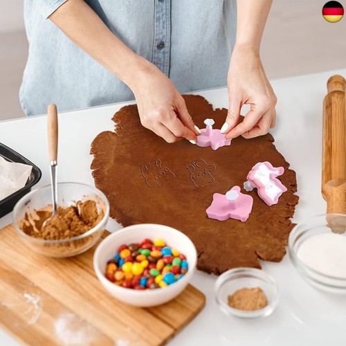 OBR KING Ausstechformen Katze Keksstempel Kunststoff Keksausstecher Set Tiere - Bild 3 von 8