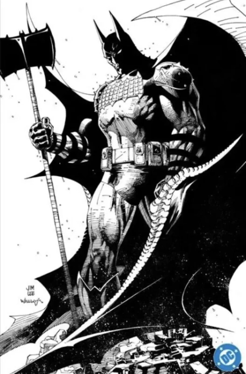 Absolute Batman #1 Black & White 1:100 Variant Jim Lee Cover NM | eBay