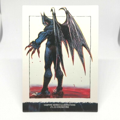 No.121 DEMITRI VAMPIRE HUNTER ALL CAPCOM WORLD Card Dass Masters 1997