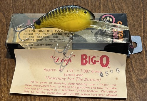 Leurre De Pêche Cotton Cordell Deep Big-O – Crankbait Poisson, Eau Douce