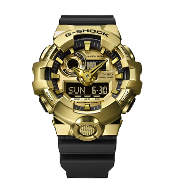 Casio G-SHOCK GM700G ゴールド デジタル腕時計 Casio G-SHOCK G-STEEL GM700G-9A Gold Analog-Digital Quartz Resin
