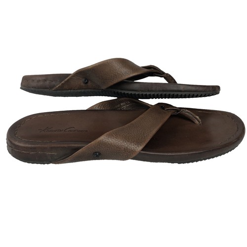 Kenneth Cole New York Mens Sandal 10 Brown Leather Gladiator  display picture 3