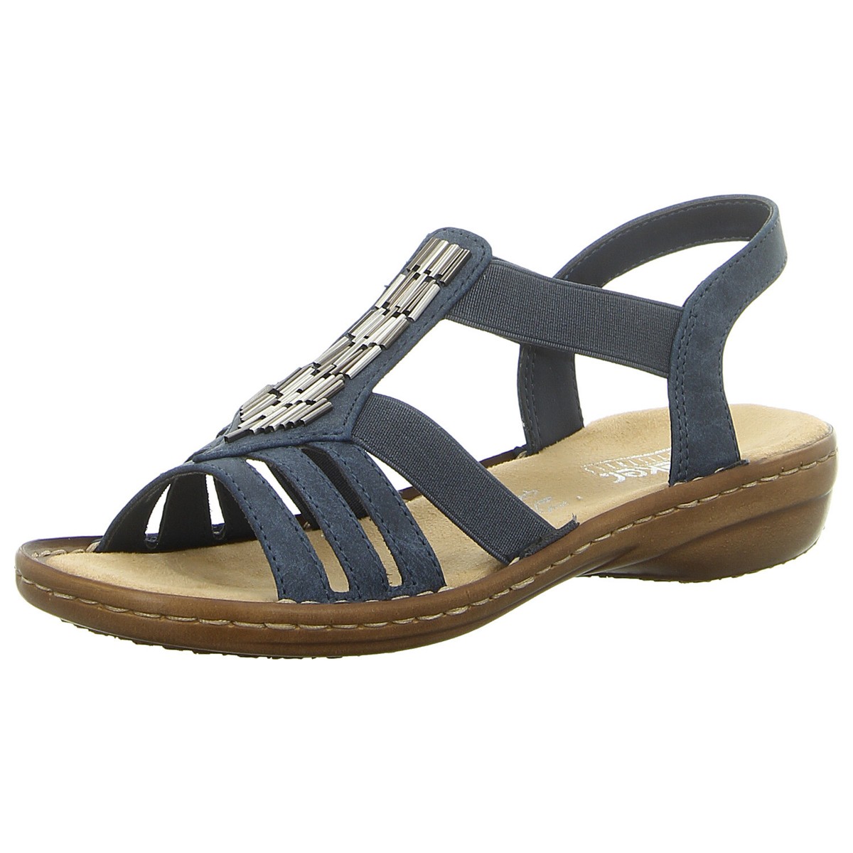 rieker sandale blau