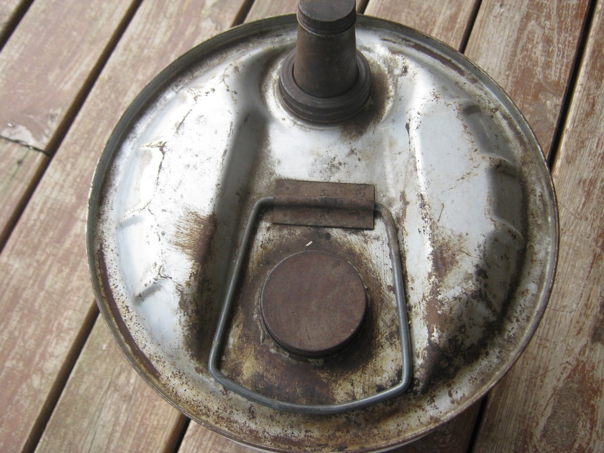 Vintage CO-OP Motor Oil Metal Can 5 Gallons | eBay