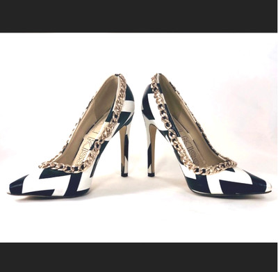 embellished high heels