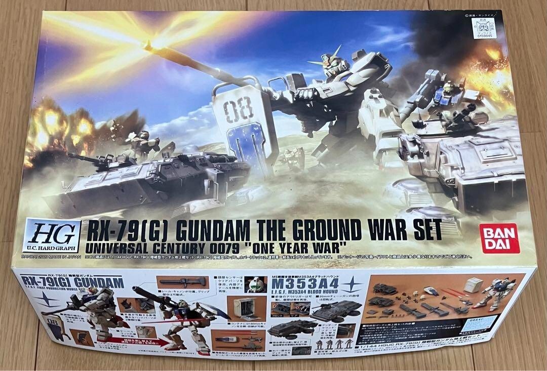 haurunページです!! HGUC 1/144 RX-79[G] Ground Gundam Ground War Set Bandai