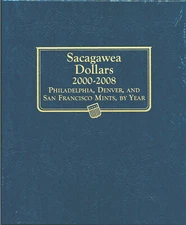 Whitman Coin Album 2234 Sacagawea Dollar $1 2000-2011 PD&S Mint  Book Native Am