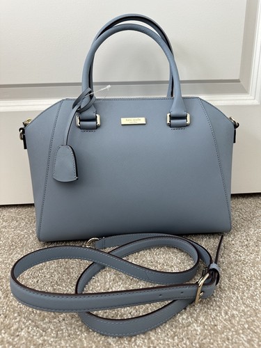 NWT Kate Spade New York Tilden Place Pippa Leather Satchel Cloudcover $398