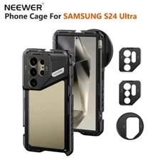 NEEWER PA042 PA045S Camera Cage For SAMSUNG S24 Ultra Video Rig Case Hand Grip 