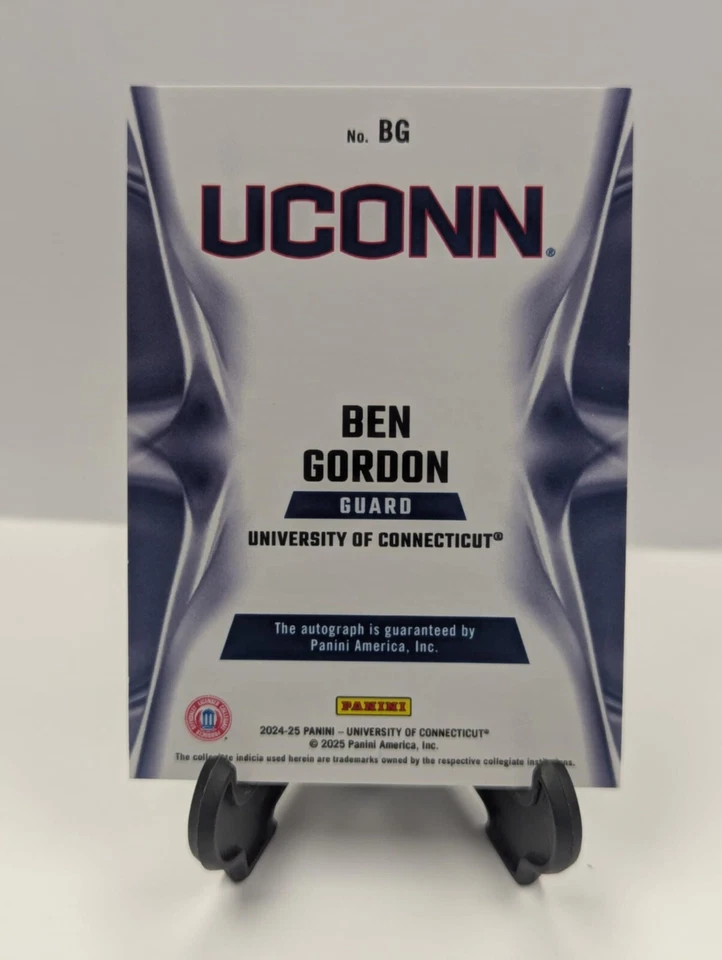 2024 Alex Karaban Prizm NIL NEW UCONN SET #1 SILVER PRIZM SP Rookie RC - Image 2 of 3