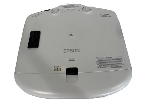 Epson PowerLite Pro G6770WU WUXGA H699A 3LCD 6000 Lumen FHD Projector 1093 Hrs - Picture 6 of 11