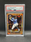 2024 Junior Caminero Topps Chrome Sapphire Orange /25 #628 RC PSA 10