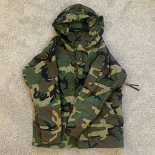 US Military ECWCS Gen 1 Woodland Camo Cold Weather Parka Jacket Medium Regular