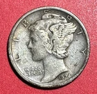1924 US Mercury SILVER Dime "Philadelphia" Mint! Choice VF! Old US Coin!