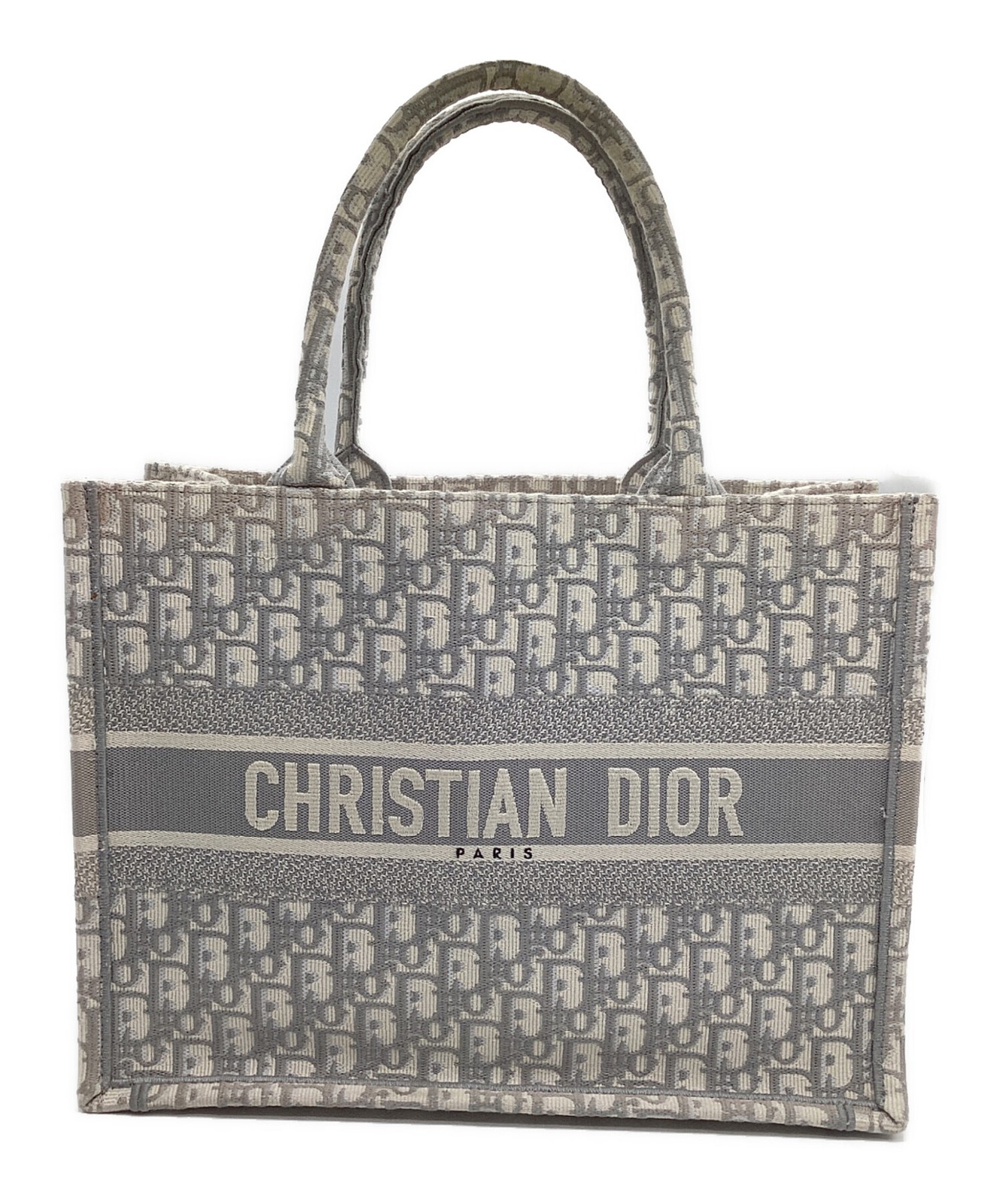 Christian Dior Gray Book Tote Bag