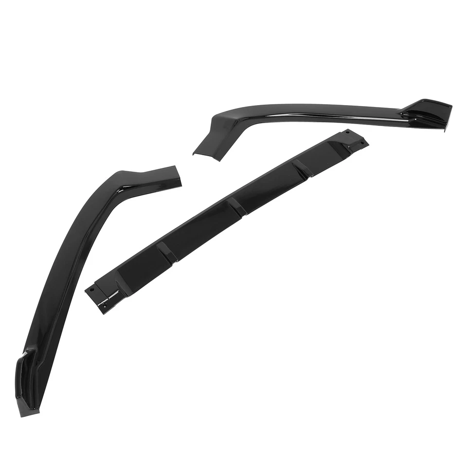 For 2019-2021 Toyota Avalon Front Bumper Lip Spoiler Glossy Black Foto 2 de 4