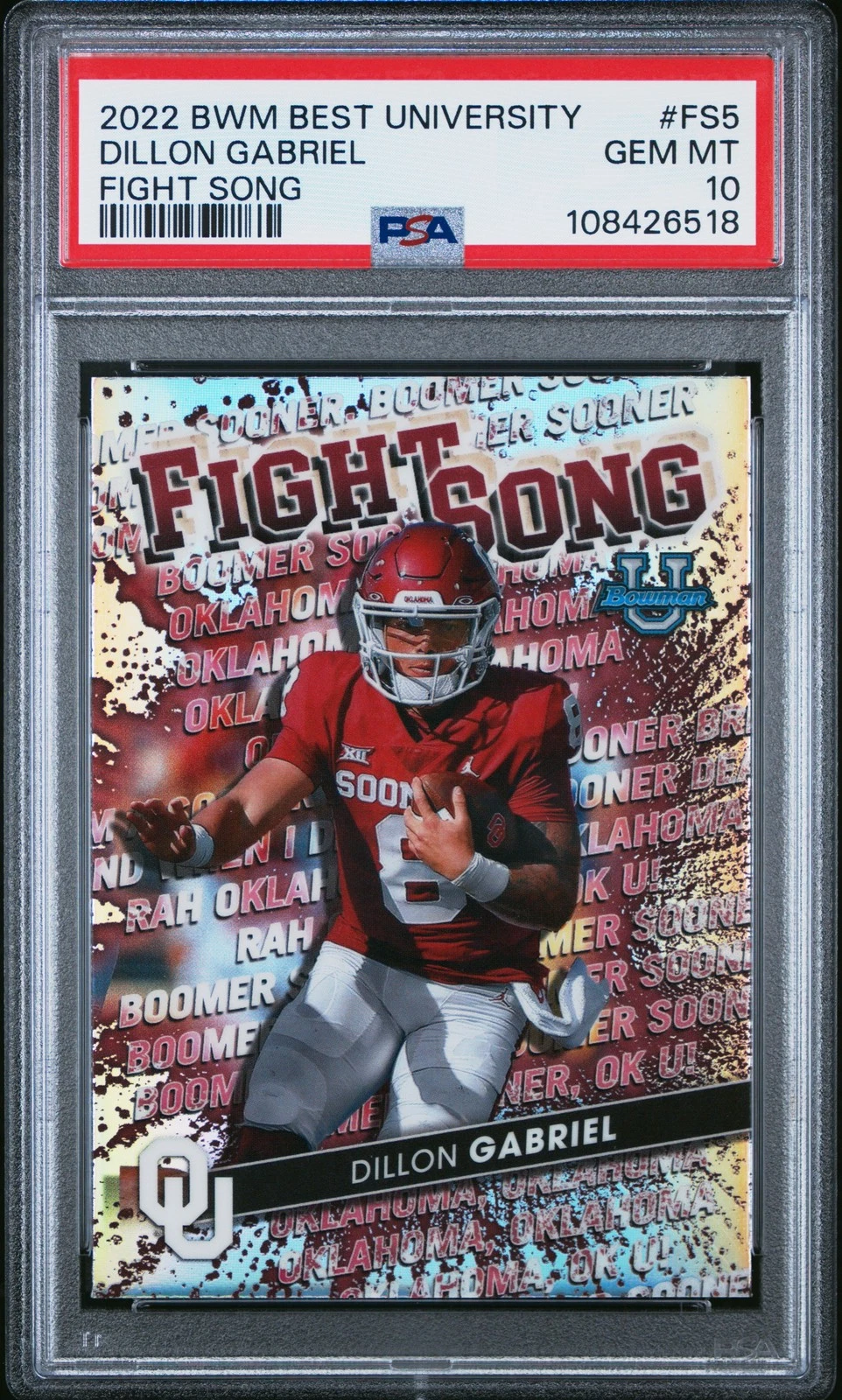 Dillon Gabriel trading card