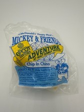 1993 McDonald  s Chip in China EPCOT Adventure Happy Meal Toy Sealed Disney