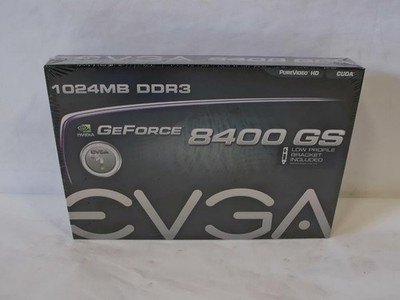 NEW EVGA 01G-P3-1303-KR GeForce 8400 GS 1GB DDR3 PCI Express Video Card