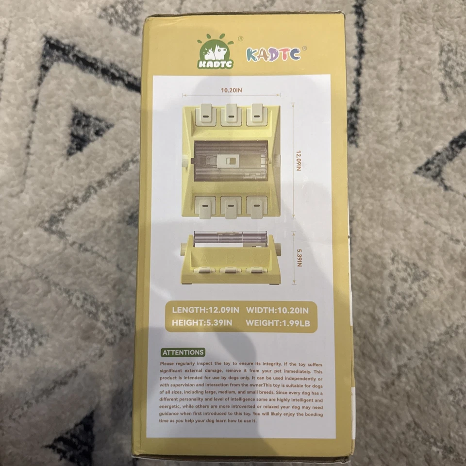 NEW Kadtc Dog Spinning Barrel Puzzle Toy Puzzle & Slow Feeder 2 in1 Level 2 - Image 2 of 4