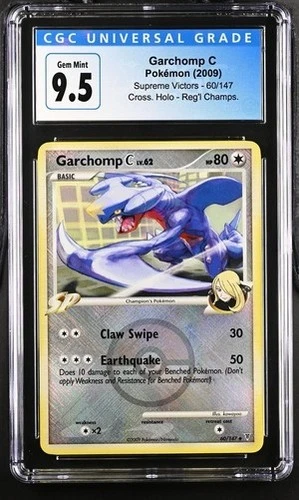 Pokémon Garchomp C 2009 Supreme Victors 60/147 Regional Championships CGC 9.5