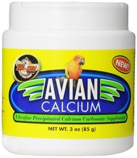 Zoo Med Avian Calcium, 3 Ounce Jar 85g 3 oz, Black