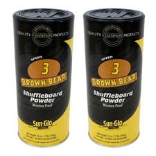 Speed 3 Brown Bear Shuffleboard Powder Wax Medium-Fast Speed for Optimal...