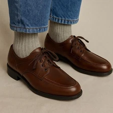 Vintage American Walker Split Toe Derby Shoes USA 70s 7M 8.5W Unisex Dead stock