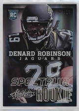 2013 Panini Absolute Rookie Spectrum Platinum 3/10 Denard Robinson #124 4g8