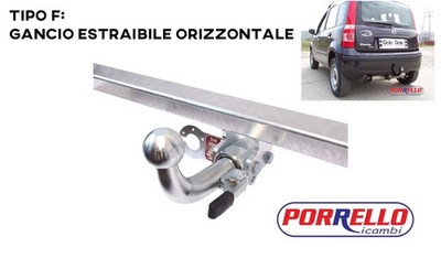 ANHÄNGERKUPPLUNG ABNEHMBAR FIAT PANDA 169 + ELEKTROSATZ 13 POLIG AB 2003