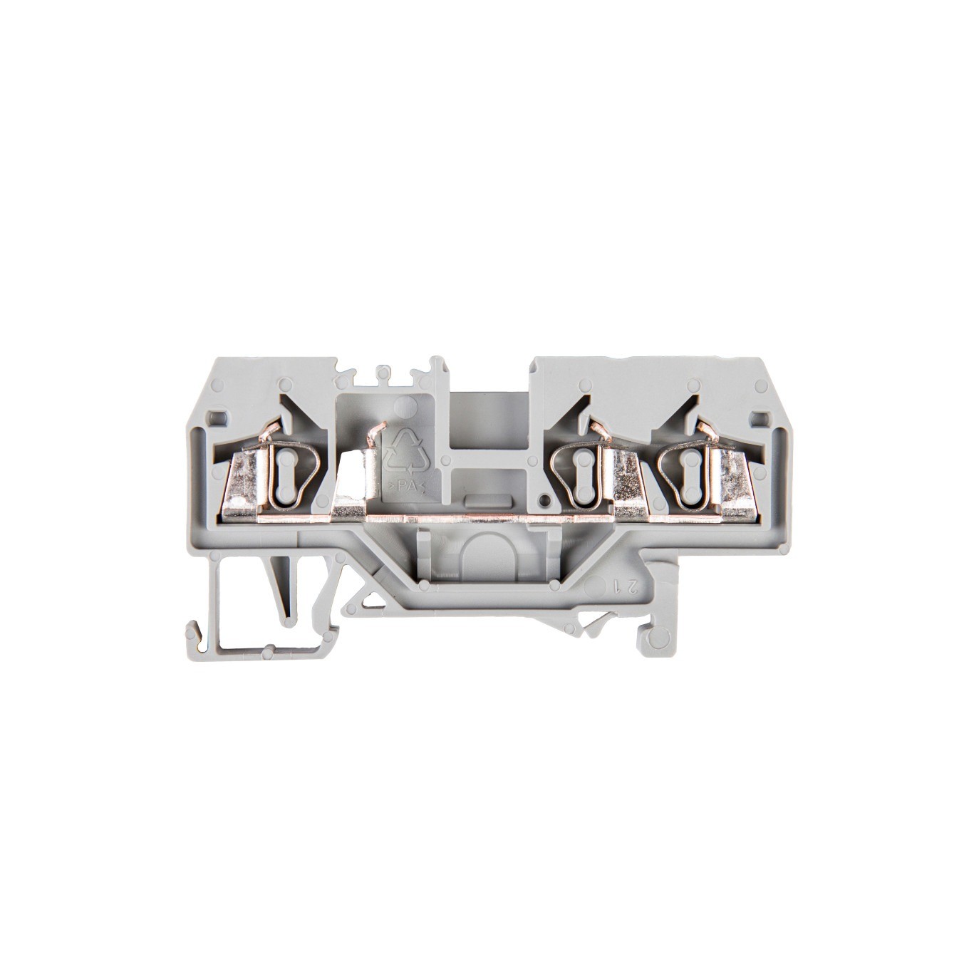 Rail Connector 3 Core 2.5mm² Grey 280-681